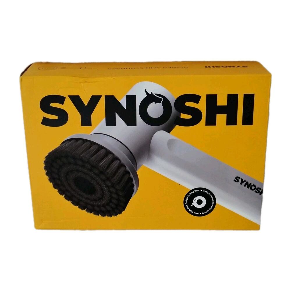 Synoshi Electric Spin Scrubber Power Brush Cordless Rechargeable Cleaning NEW